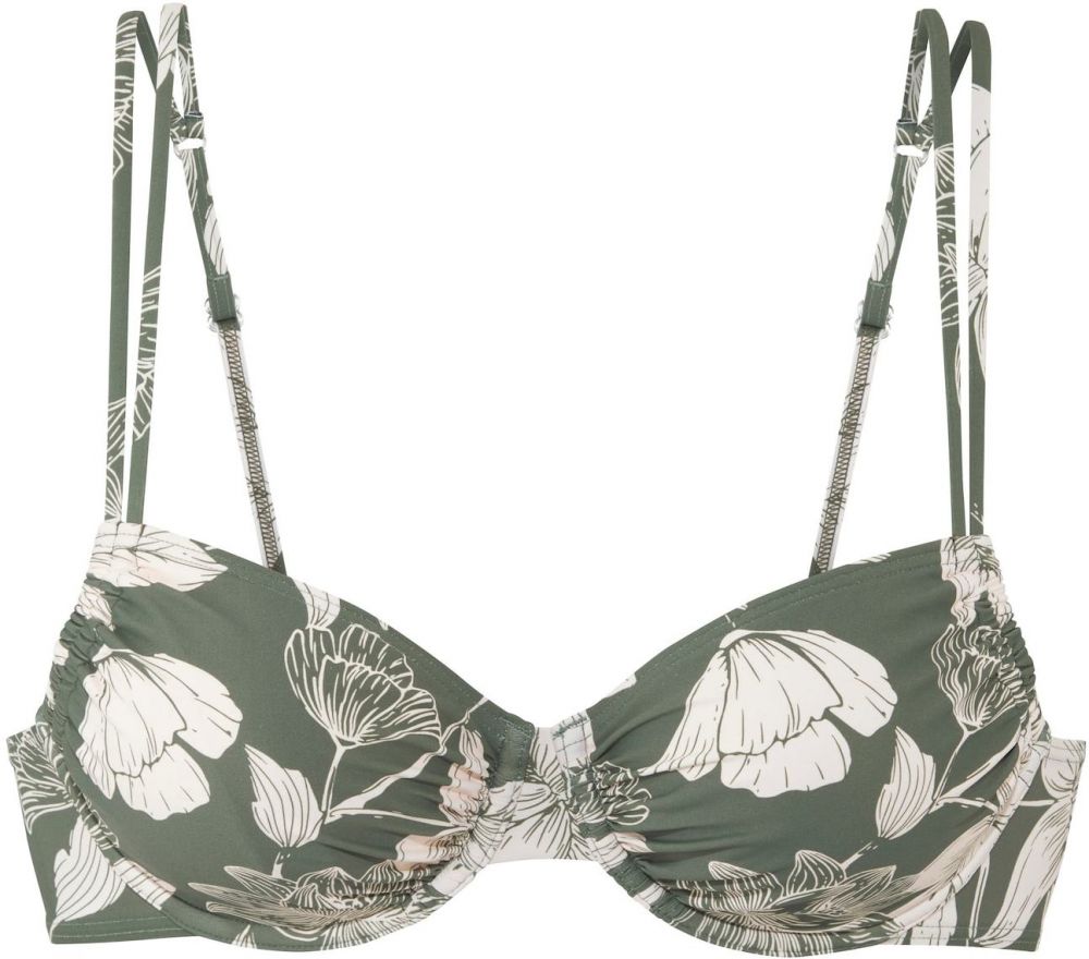 s.Oliver Bikinový top 'LM'  béžová / zelená