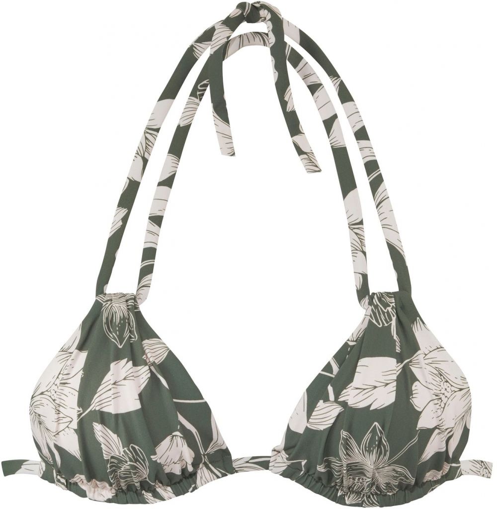 s.Oliver Bikinový top 'LM'  béžová / zelená