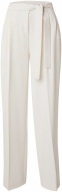 BOSS Plisované nohavice 'Tapiana'  biela