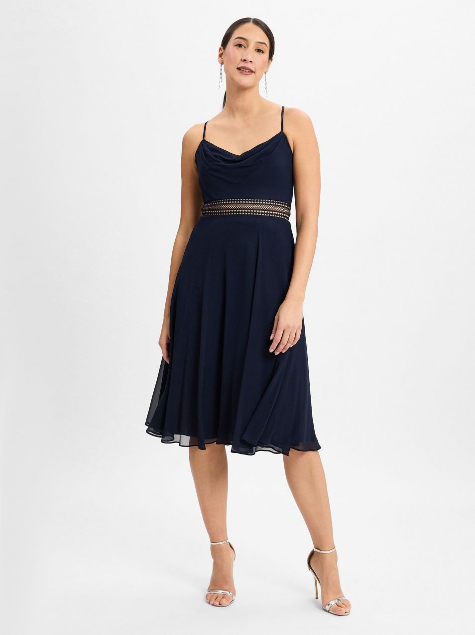 Vera Mont Kokteilové šaty ' '  námornícka modrá