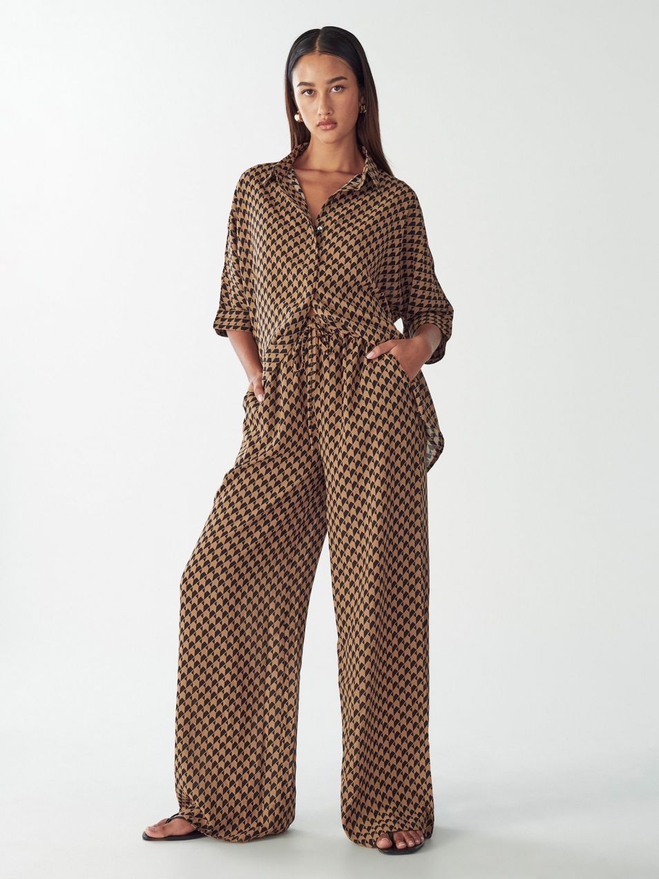 Willa Nohavice 'LEONARDO PANT'  hnedá / čierna