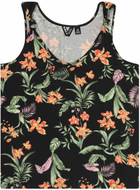 ROXY Top 'Under Your Spell'  antracitová / zelená / tmavozelená / červená