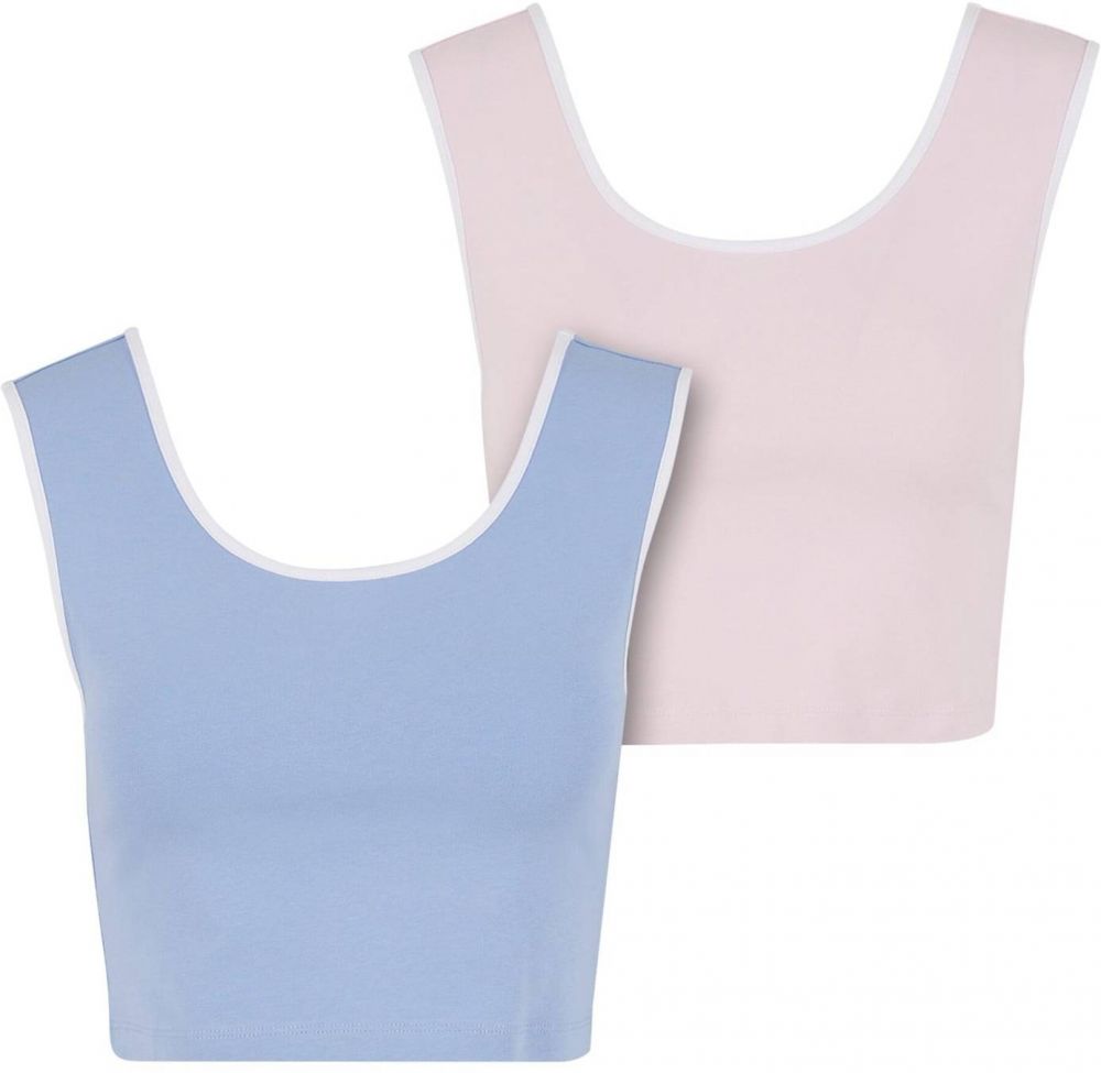 Urban Classics Top  modrá / ružová