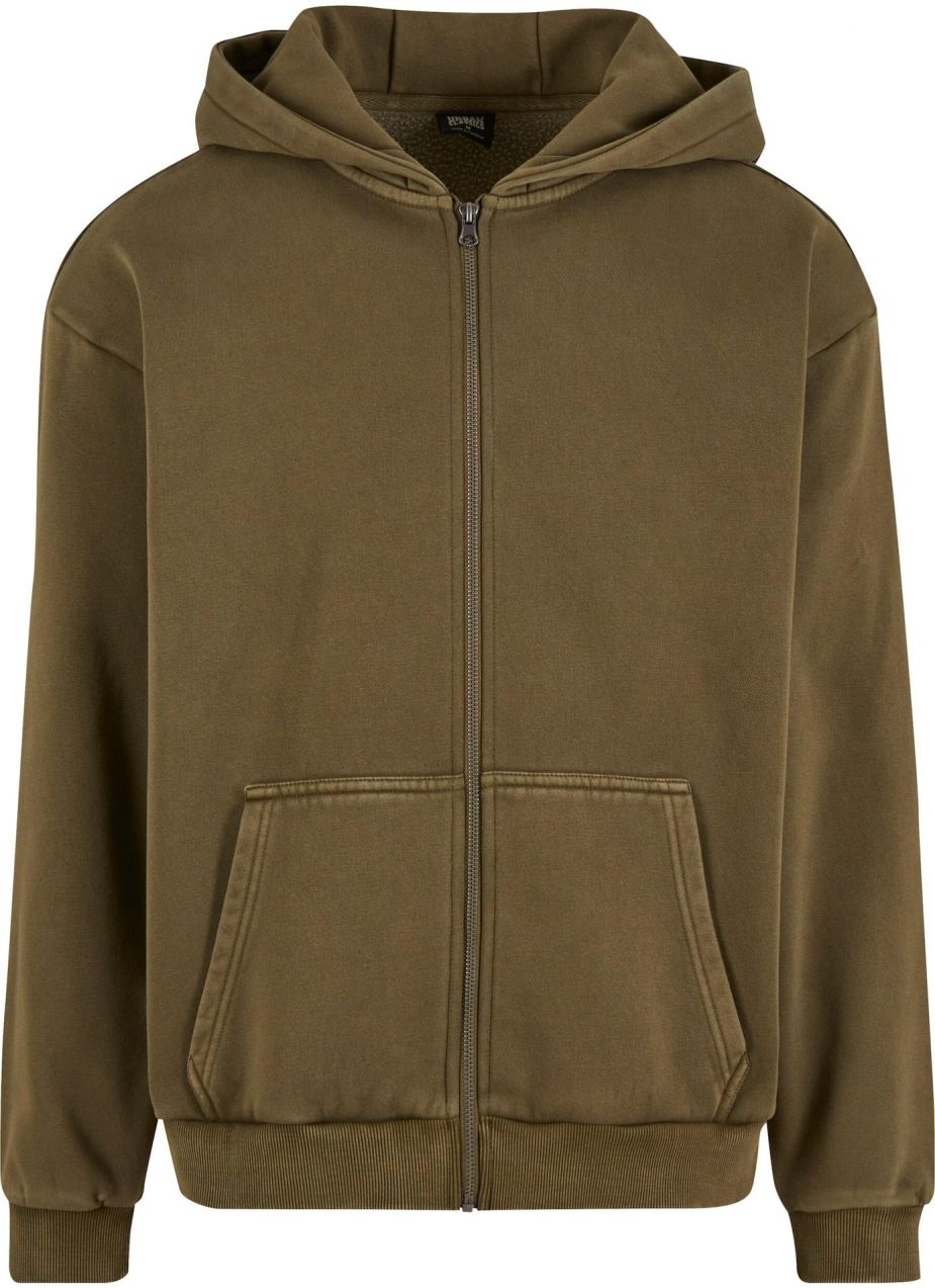 Urban Classics Tepláková bunda  hnedá