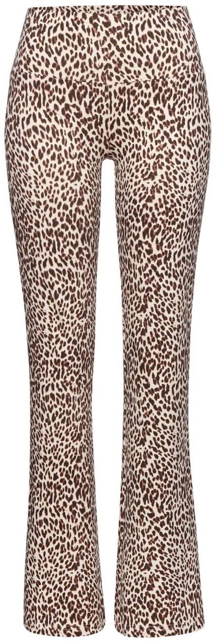 BUFFALO Nohavice  béžová / hnedá / tmavohnedá