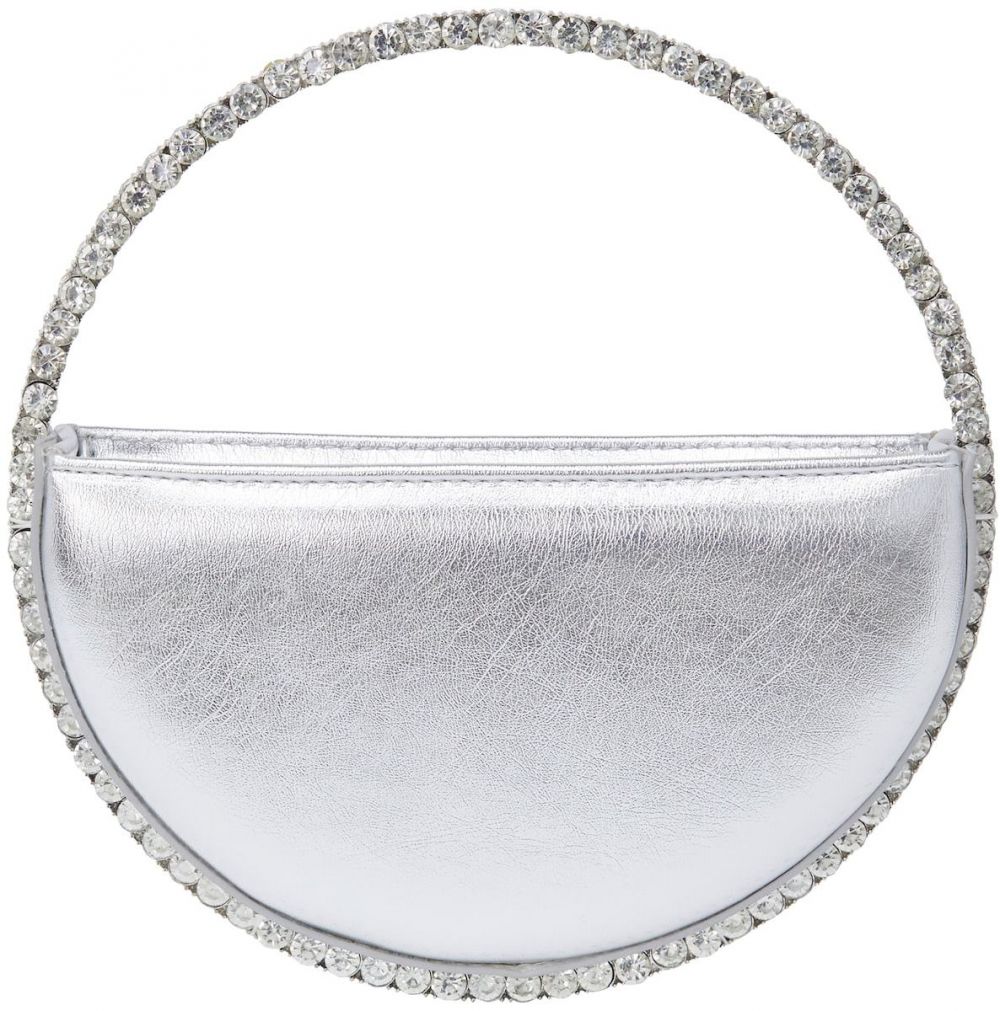 myMo at night Listová kabelka  strieborná