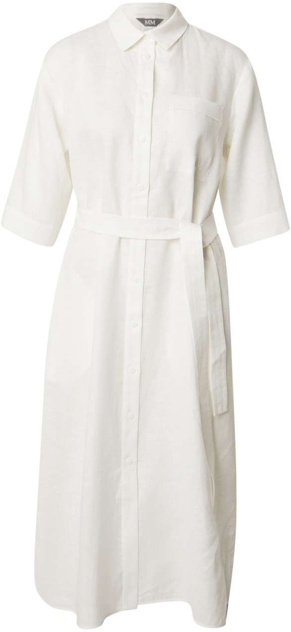 MM by Max Mara Košeľové šaty 'SALUTE'  biela
