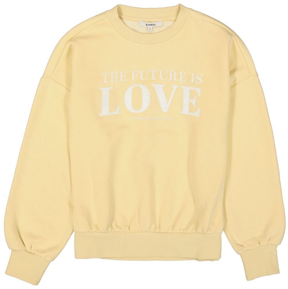 GARCIA Mikina  žltá / biela