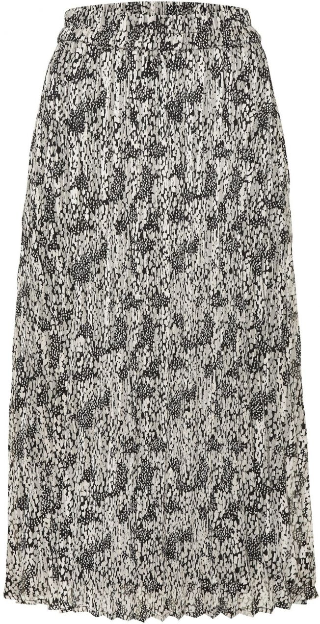 LASCANA Sukňa  krémová / čierna