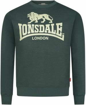 LONSDALE Mikina 'GO SPORT'  nebielená / zelená
