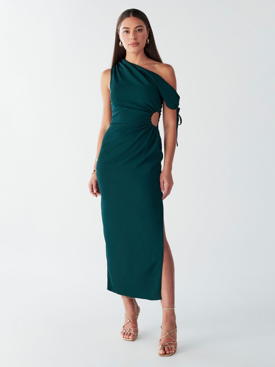 BWLDR Šaty 'BEVERLY MIDI DRESS'  zelená