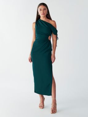 BWLDR Šaty 'BEVERLY MIDI DRESS'  zelená