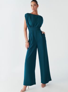 BWLDR Overal 'STELLA JUMPSUIT'  petrolejová
