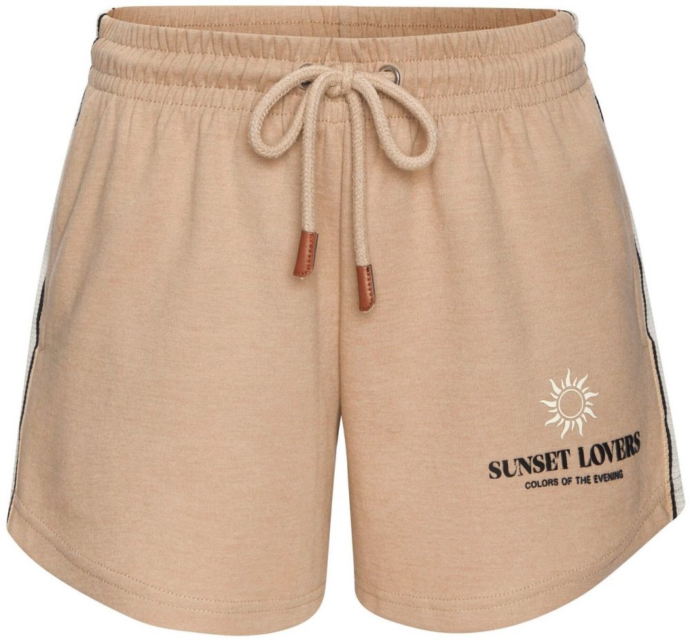 H.I.S Nohavice  farba ťavej srsti / čierna / biela