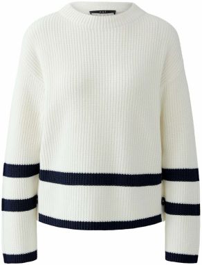 OUI Sveter 'VINIAH'  námornícka modrá / biela