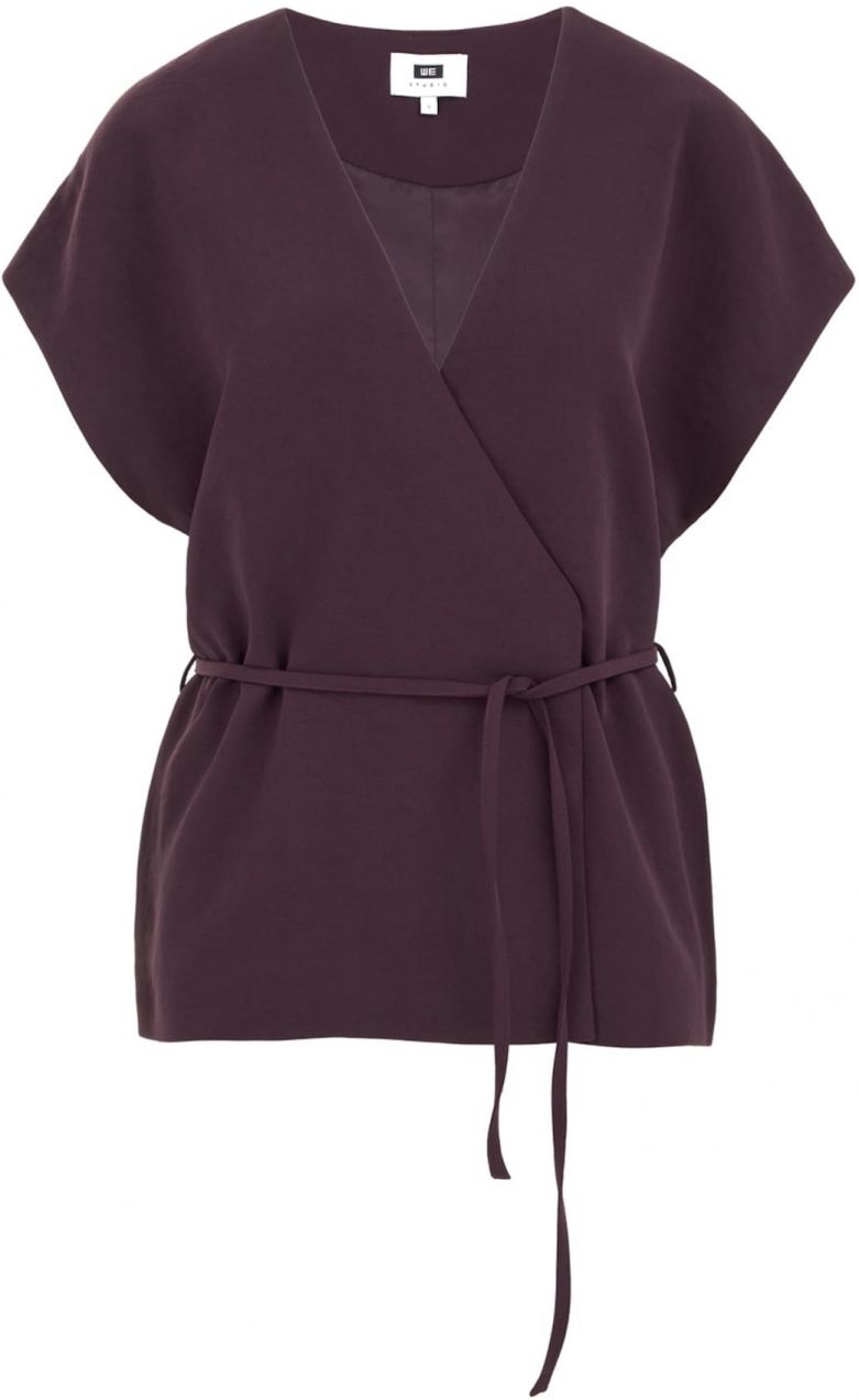 WE Studio Blúzka 'Studio'  baklažánová