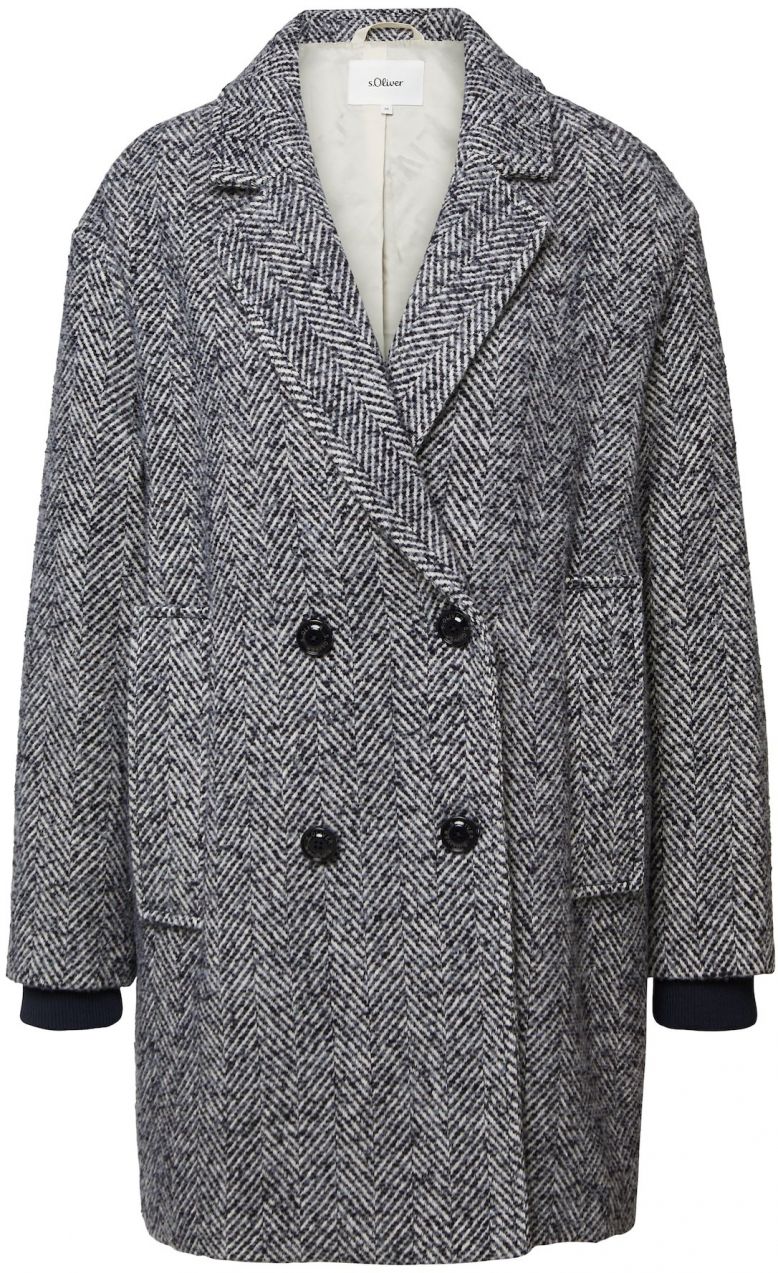 s.Oliver Zimný kabát  sivá