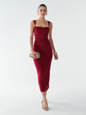 BWLDR Šaty 'MYRAN DRESS'  červená