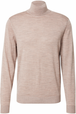 Jack & Jones Premium Sveter 'JPRMARK'  sivobéžová