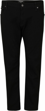 Jack & Jones Plus Džínsy 'JJIGlenn JJOriginal'  čierny denim