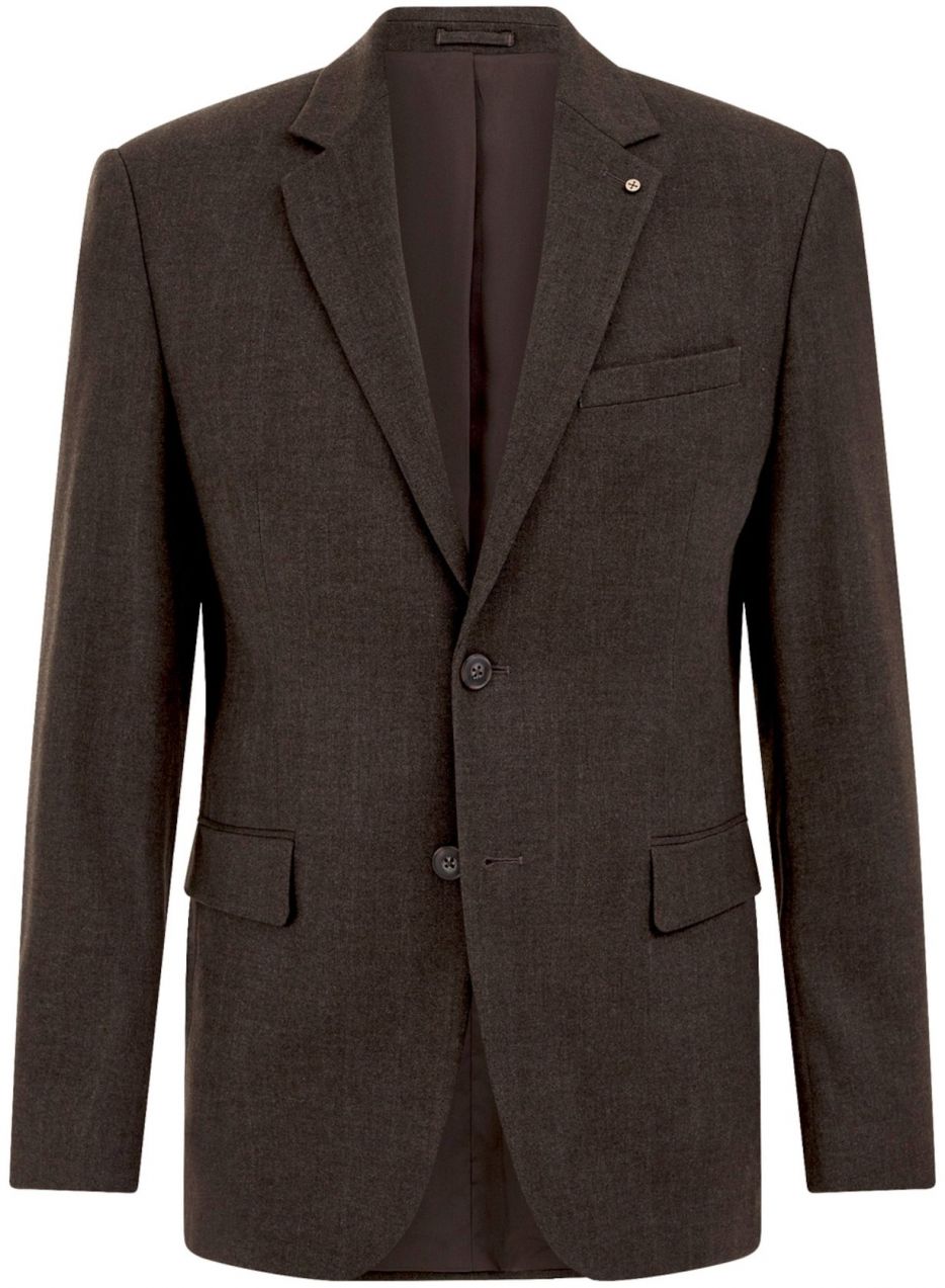 WE Fashion Sako  tmavohnedá