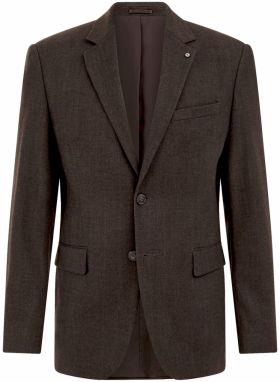 WE Fashion Sako  tmavohnedá