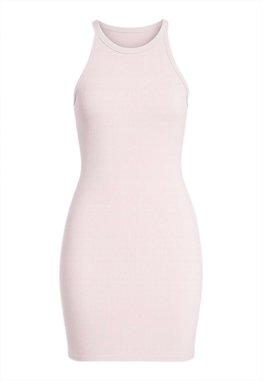 Urban Classics Šaty  staroružová