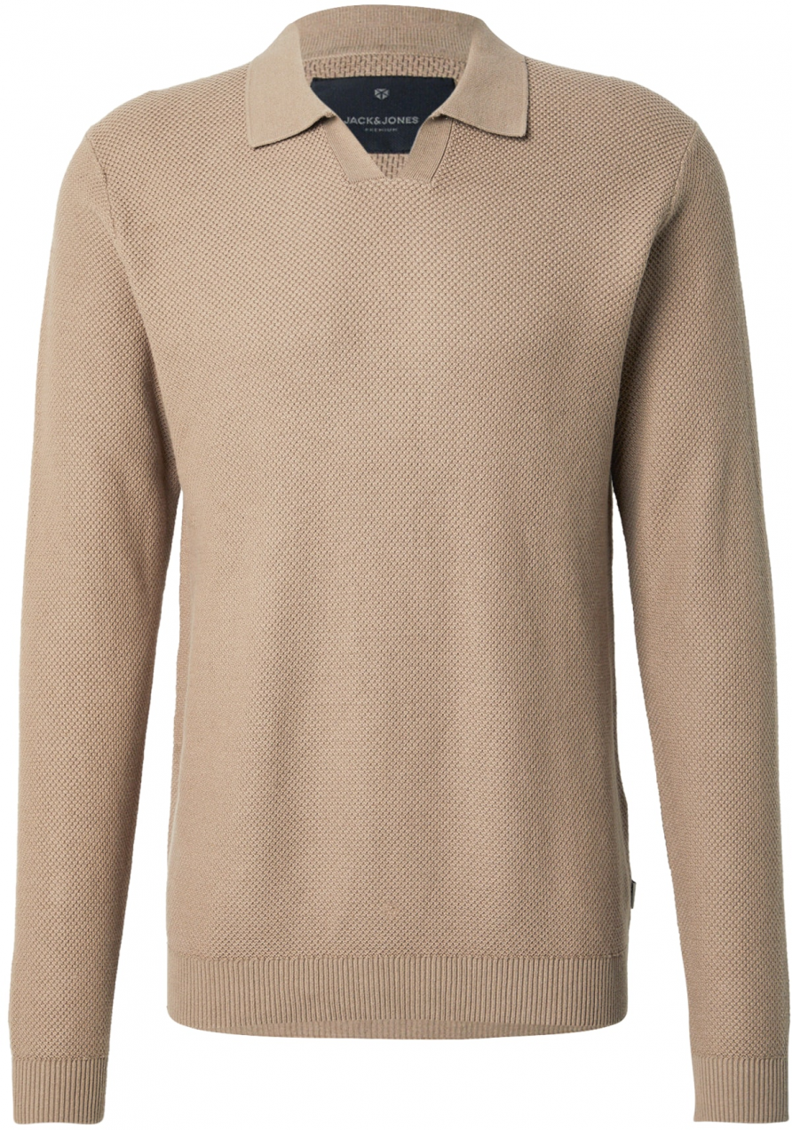 Jack & Jones Premium Sveter 'JPRBLAEASTON'  svetlohnedá