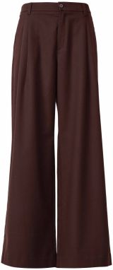 s.Oliver Plisované nohavice  hnedá