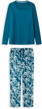 Gisela Pyžamo  modrá / biela