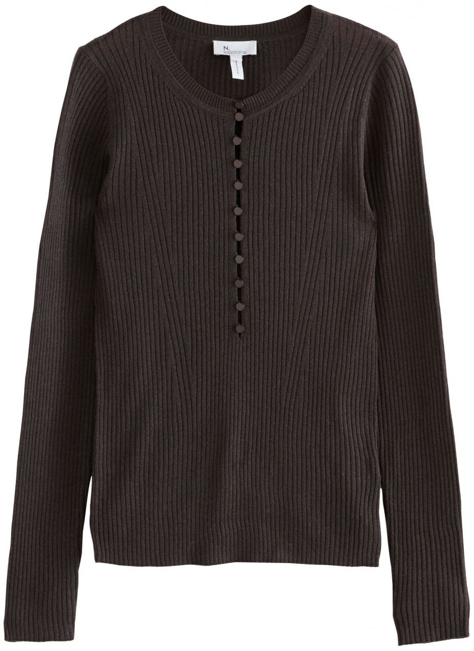 Next Sveter  čokoládová