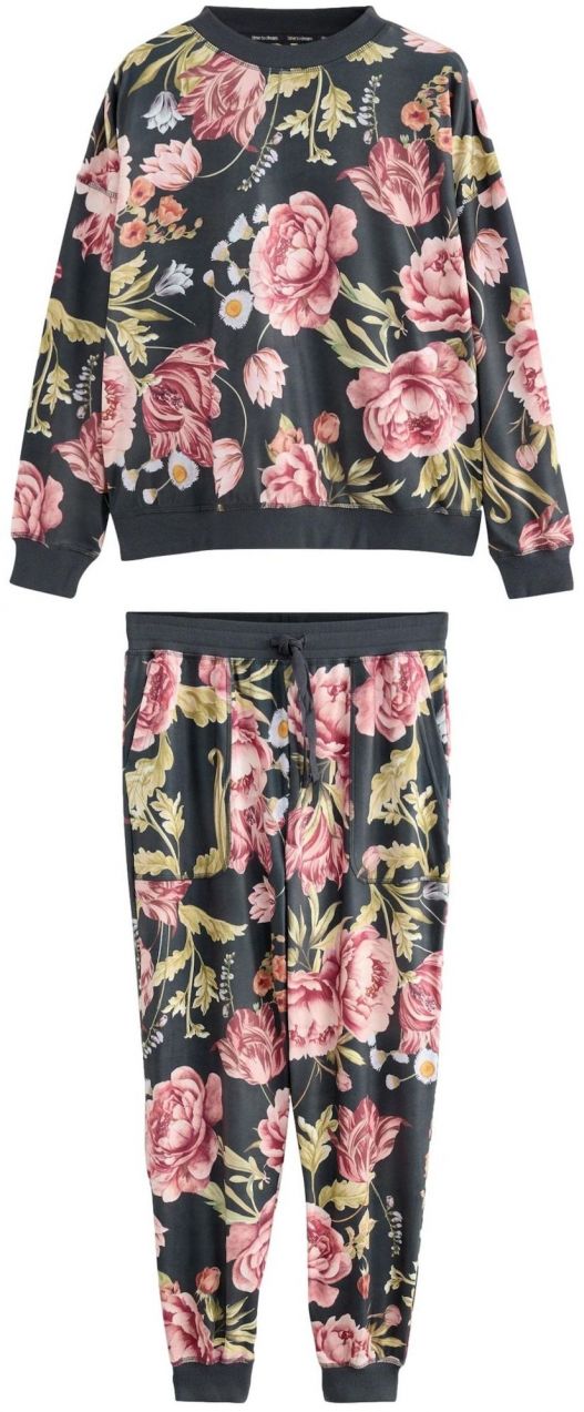 Next Pyžamo  svetlozelená / ružová / čierna / biela