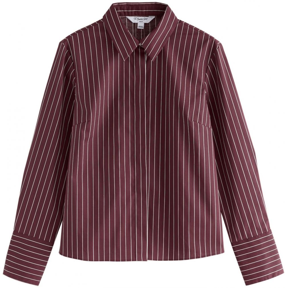 Next Blúzka 'Essential'  burgundská / biela