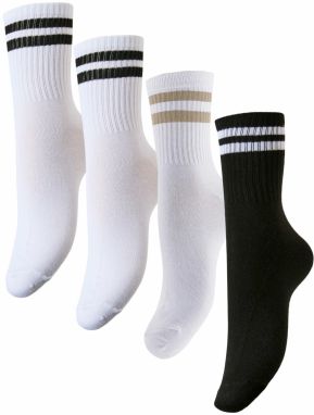 PIECES Ponožky 'PCCally'  béžová / čierna / biela