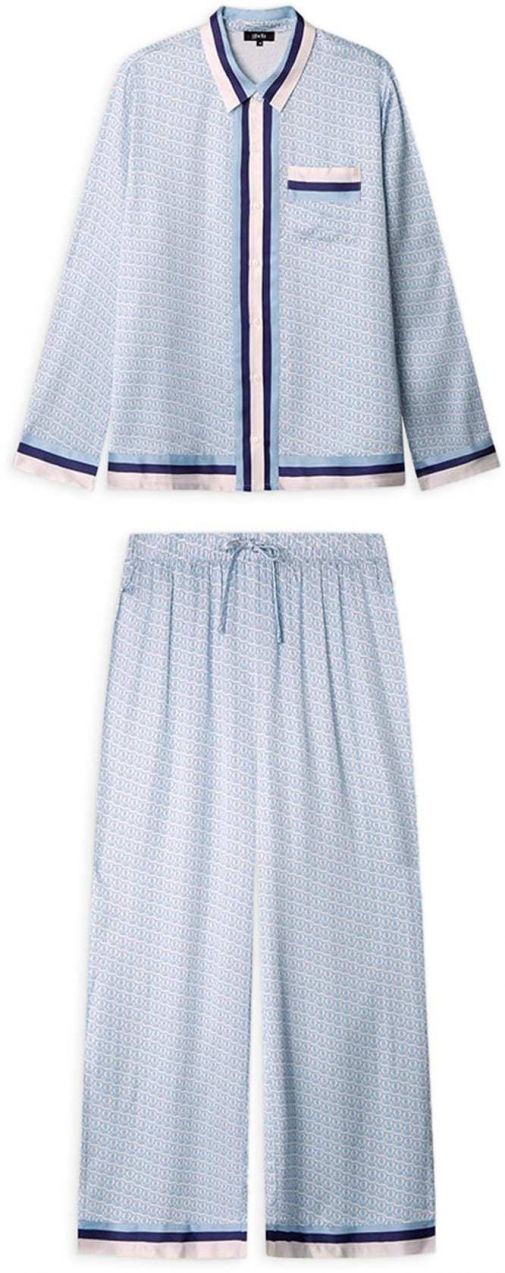 Gisela Pyžamo  tmavomodrá / svetlomodrá / ružová