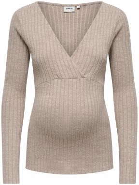 Only Maternity Tričko 'OLMLola'  mokka