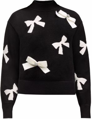 Karl Lagerfeld Sveter  čierna / biela