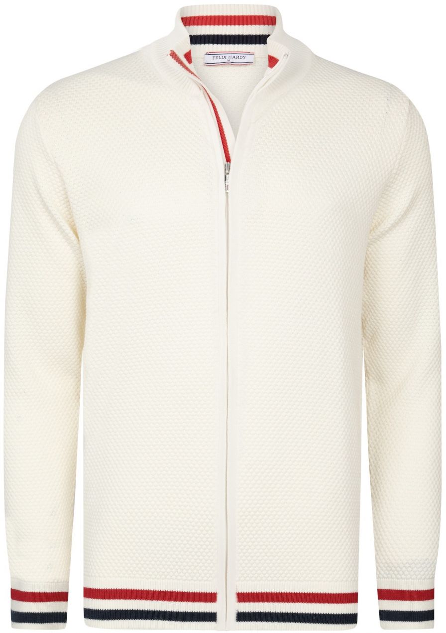 Felix Hardy Kardigán  nebielená / modrá / červená