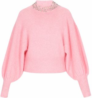 faina Oversize sveter  rosé