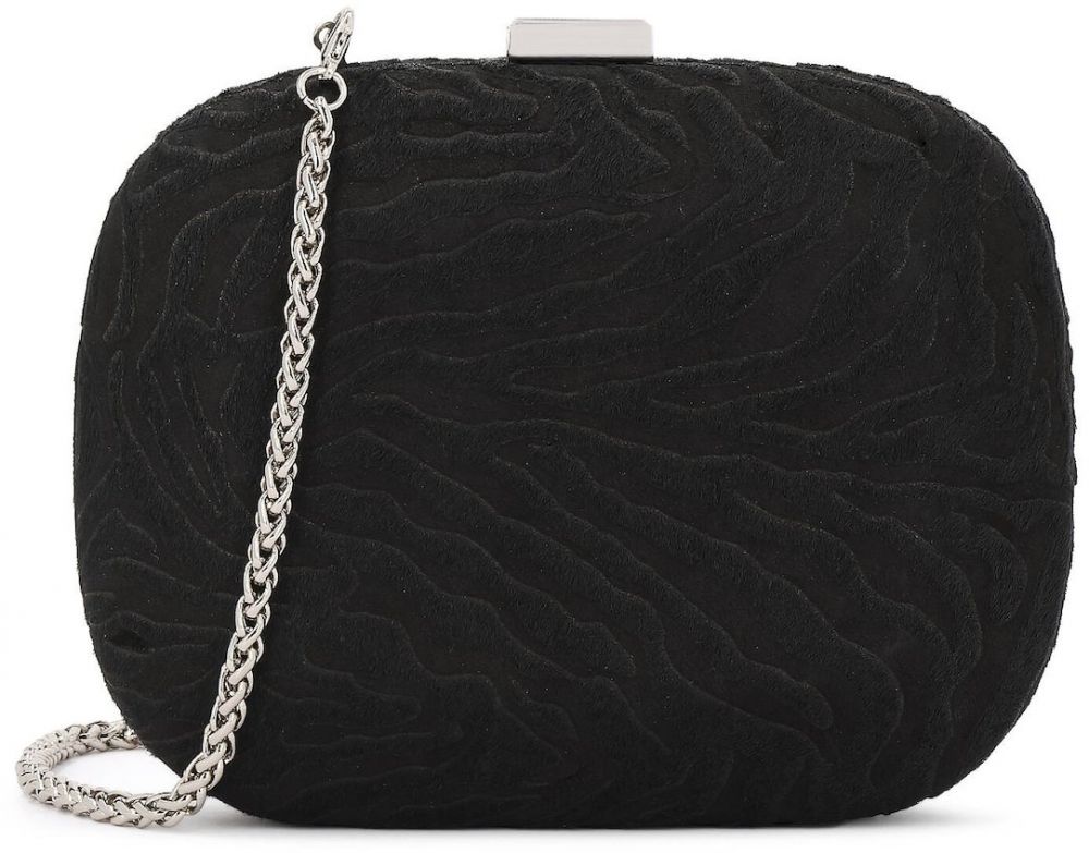 Kazar Listová kabelka  čierna / strieborná