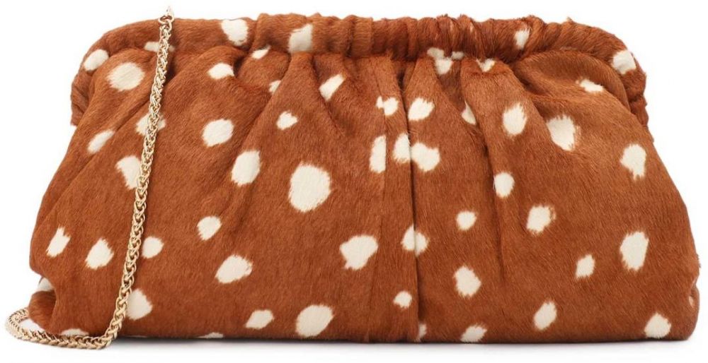 Kazar Listová kabelka  svetlobéžová / hnedá