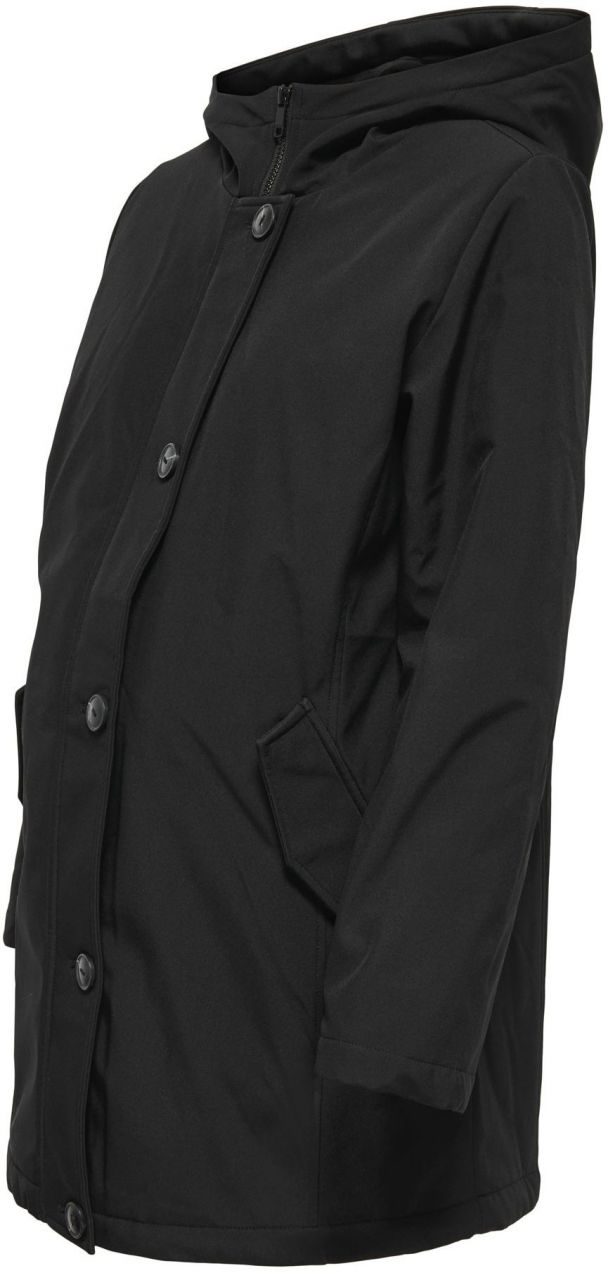 Only Maternity Prechodná parka  čierna