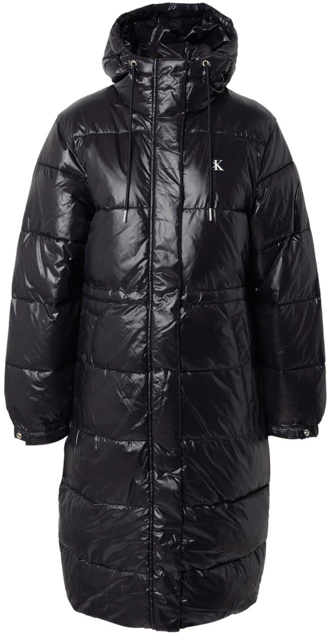 Calvin Klein Jeans Zimný kabát  čierna