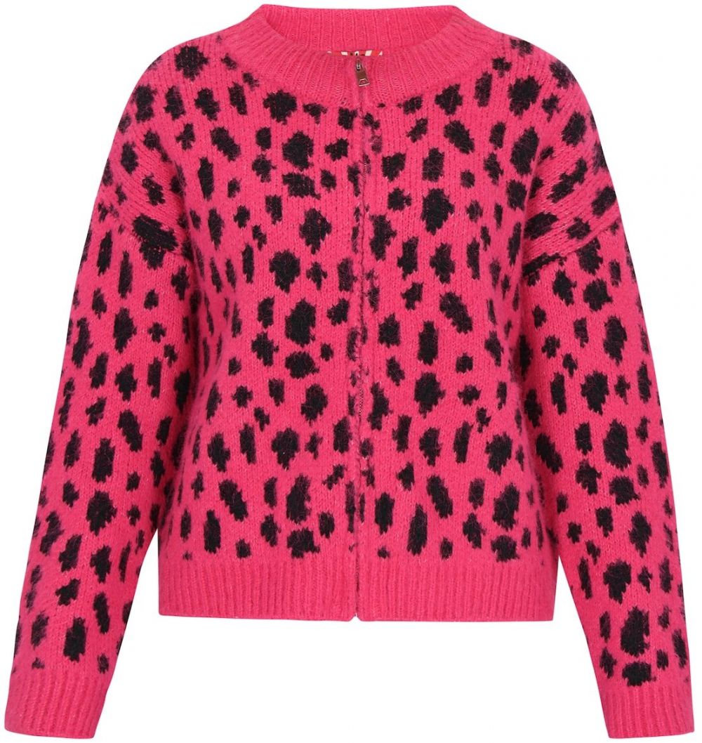 myMo ROCKS Kardigán  malinová / čierna