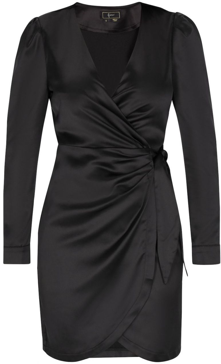 faina Kokteilové šaty  čierna