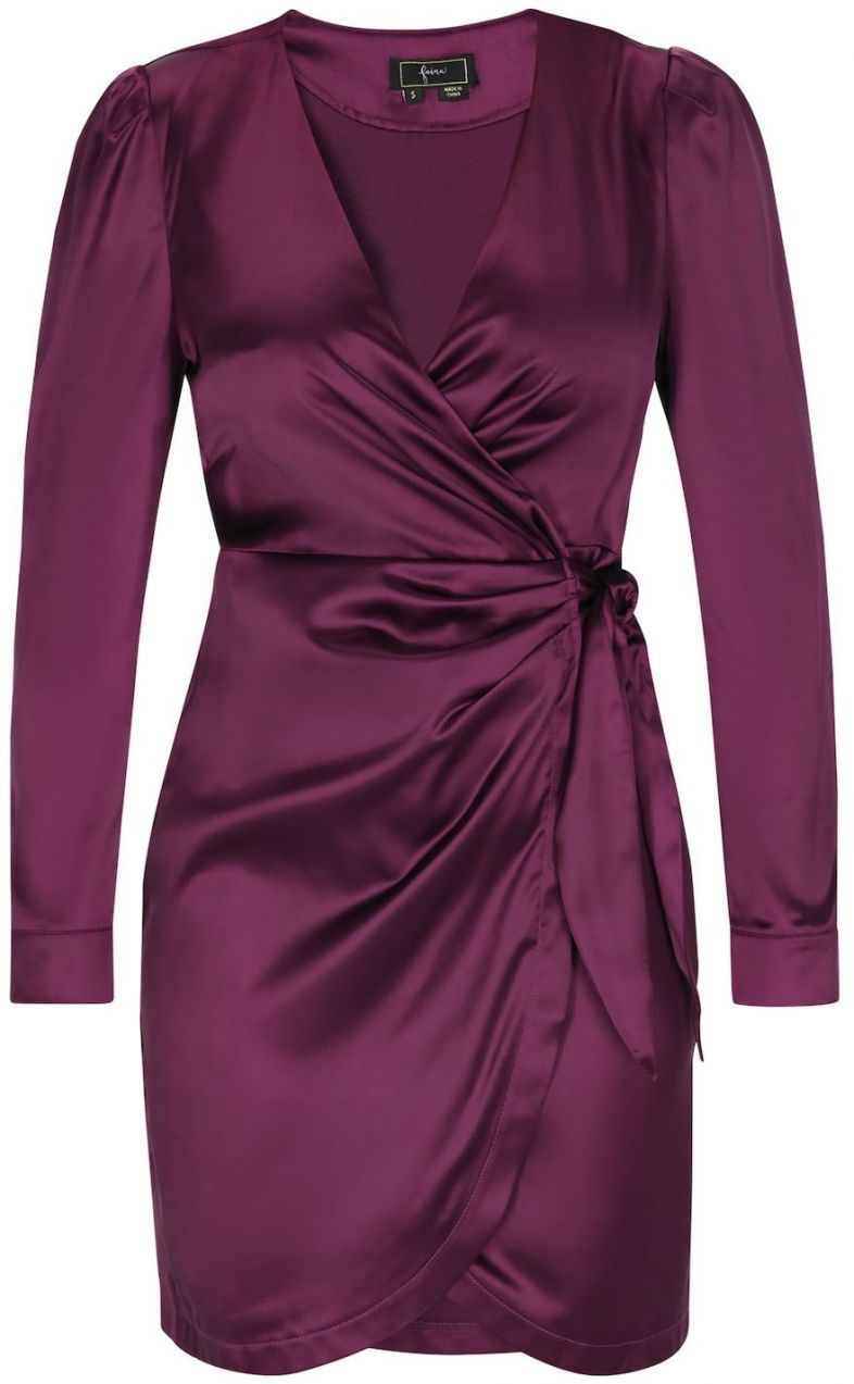 faina Kokteilové šaty  fialová