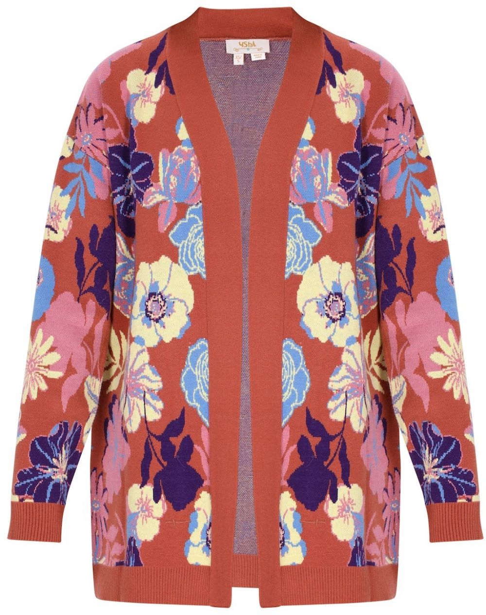 usha FESTIVAL Kardigán  námornícka modrá / svetlomodrá / svetložltá / červená