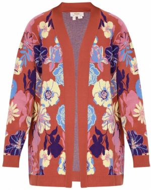 usha FESTIVAL Kardigán  námornícka modrá / svetlomodrá / svetložltá / červená