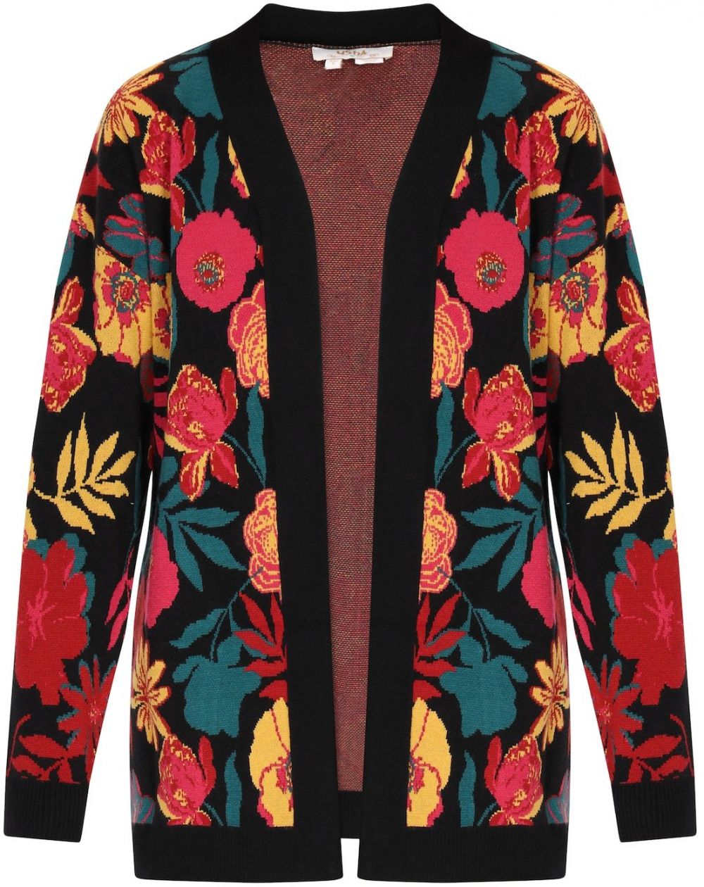 usha FESTIVAL Kardigán  žltá / smaragdová / červená / čierna