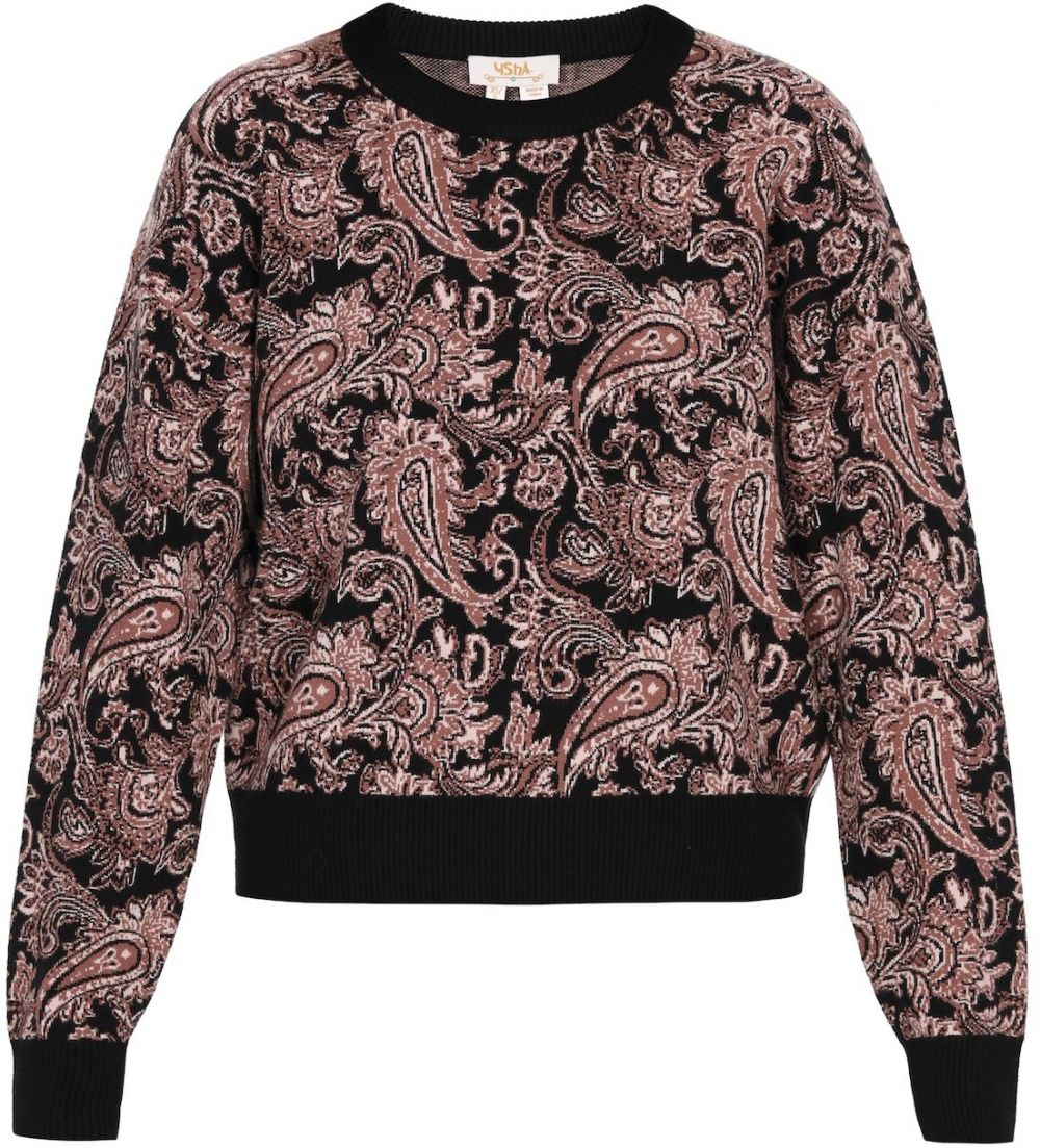 usha FESTIVAL Sveter  nebielená / hnedá / čierna